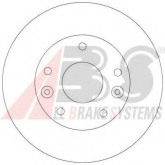 Тормозной диск A.B.S. ABS 17066
