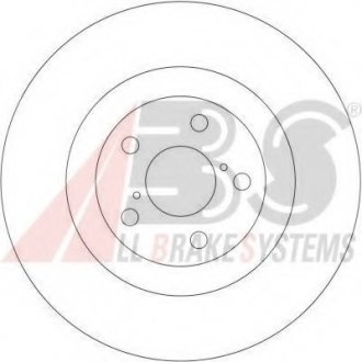 Тормозной диск. ABS 17020 (фото 1)