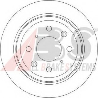 Тормозной диск A.B.S. ABS 16192