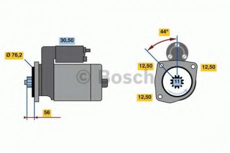 Стартер BOSCH 0 986 024 100 (фото 1)