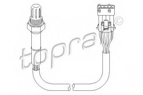 Лямбда-зонд TOPRAN 721 860