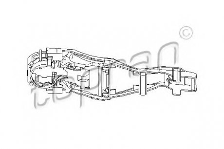 Ручка двери TOPRAN 111 186