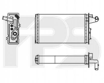Радіатор пічки Forma Parts System 26 N05 (фото 1)