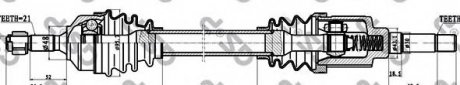 Приводной вал GSP GSP AUTOMOTIVE 299271