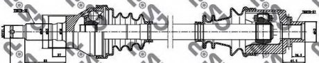 Приводной вал GSP GSP AUTOMOTIVE 250003