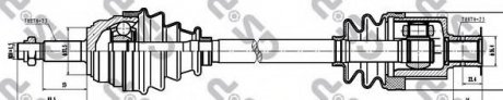 Приводной вал GSP GSP AUTOMOTIVE 250007