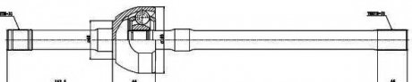 Приводной вал GSP GSP AUTOMOTIVE 241179