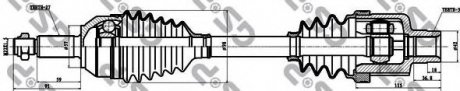 Приводной вал GSP GSP AUTOMOTIVE 218005