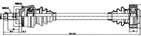 Приводной вал GSP GSP AUTOMOTIVE 205004