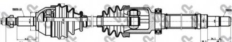 Приводной вал GSP GSP AUTOMOTIVE 218102