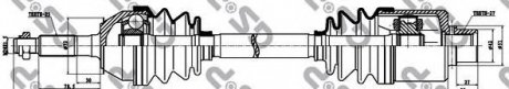 Приводной вал GSP GSP AUTOMOTIVE 244006