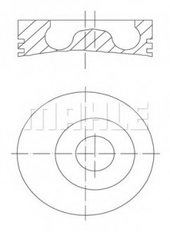 Поршень MAHLE 010 27 00