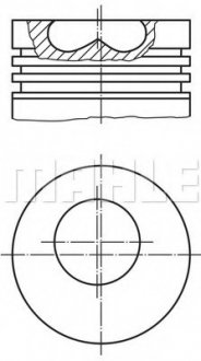 Поршень MAHLE 015 06 00