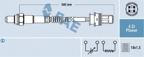 Лямбда-зонд FAE 77443