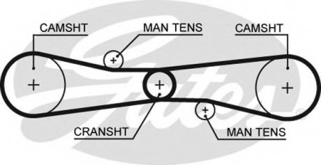 Ремень ГРМ GATES Gates Corporation T275
