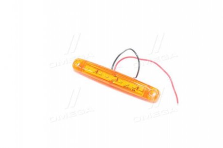 Ліхтар габаритний 24V LED жовтий (9 діодів, 1 ряд) TEMPEST TP02-57-052