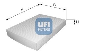 Фильтр, воздух во внутренном пространстве UFI UFI Filters 53.224.00