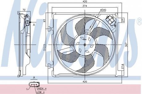 Аксессуар truck NISSENS Nissens A/S 85869