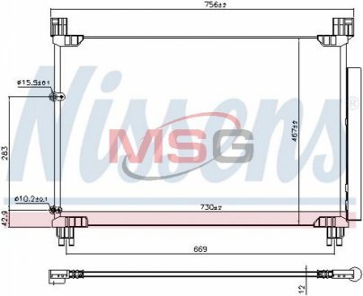 CHгODNICA KLIM NISSENS LEXUS RX 2,0/3,5H 15- NISSENS Nissens A/S 941147