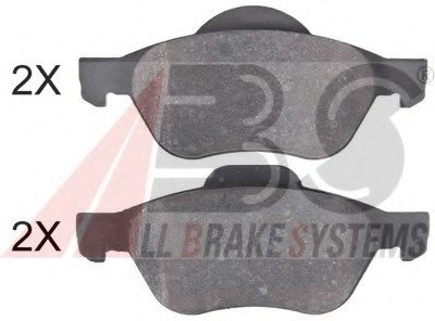 Комплект тормозных колодок, дисковый тормоз A.B.S. ABS 35023