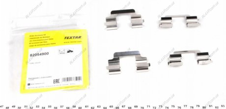 Комплектующие, колодки дискового тормоза Textar 82054900