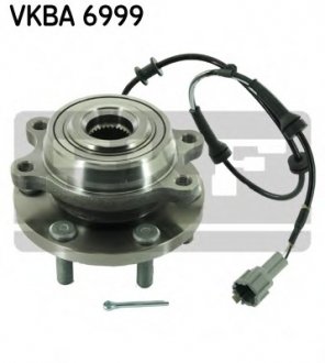 Комплект подшипника ступицы колеса SKF VKBA 6999 (фото 1)