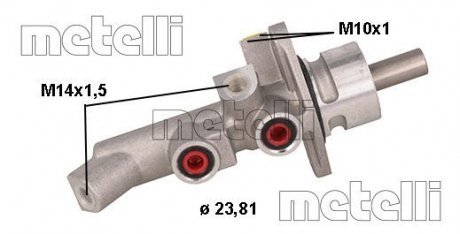 Цилиндр гальмівний головний Metelli 05-1119