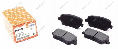 Колодки гальмівні передні, RENAULT Kangoo 08- 504 0151 Autotechteile 5040151