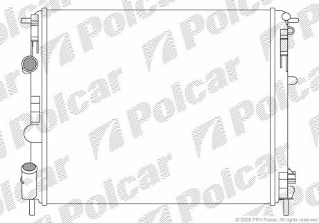 Радиаторы охлаждения POLCAR 601508A4 (фото 1)
