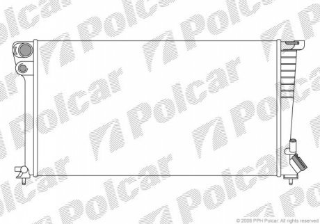Радиаторы охлаждения POLCAR 235008A8 (фото 1)
