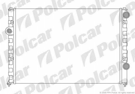 Радиаторы охлаждения POLCAR 954708A1 (фото 1)