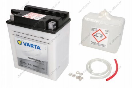 Акумулятор Varta YB14L-A2 VARTA FUN (фото 1)