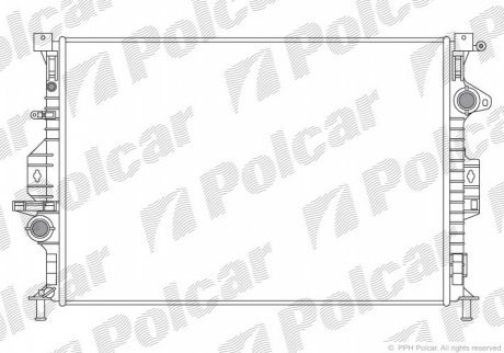 Радиаторы охлаждения POLCAR 3219084 (фото 1)