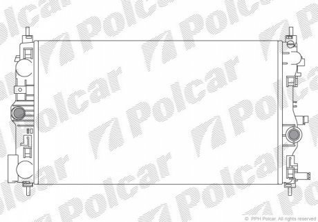 Радиаторы охлаждения POLCAR 5511086 (фото 1)