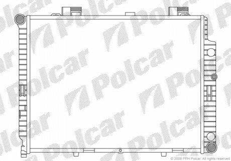 Радиаторы охлаждения POLCAR 5021084 (фото 1)
