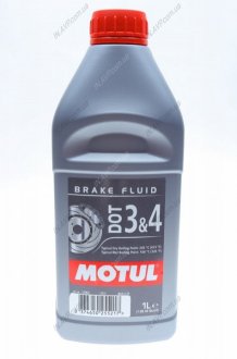 Жидкость тормозная DOT 3&4 (1L) Motul 807901