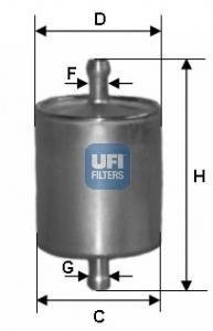 Топливный фильтр UFI UFI Filters 31.760.00