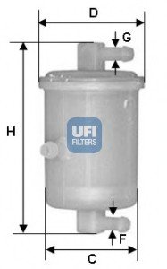 Топливный фильтр UFI UFI Filters 31.017.01