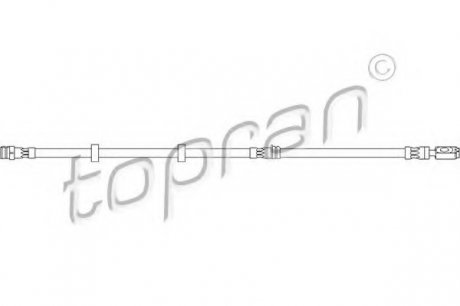 Тормозной шланг TOPRAN 109 982 (фото 1)