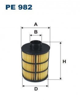 Фільтр палива FILTRON WIX FILTERS PE982/5