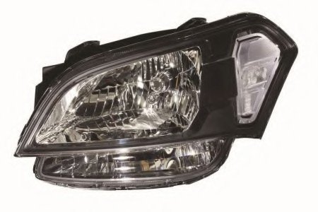 KIA SOUL 09-11 Фара правая H4, автом. рег. H4/PY21W/W5W [] DEPO 223-1133R-LDEM2