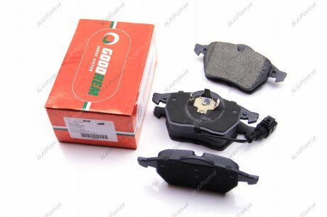 Колодки тормозные передние Octavia/Bora/Golf 91-07 GOODREM RM1220