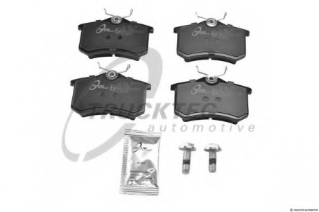 Комплект тормозных колодок, дисковый тормоз TRUCKTEC AUTOMOTIVE TRUCKTEC Automotive GmbH 0735105