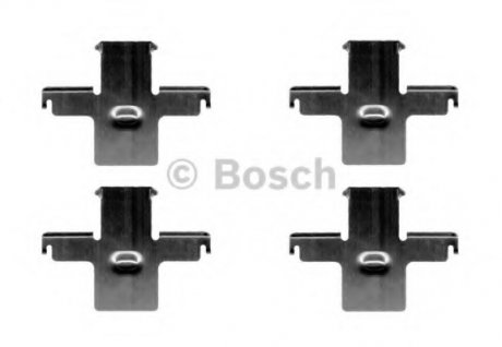 Комплектуючі, колодки дискового тормоза BOSCH 1987474612
