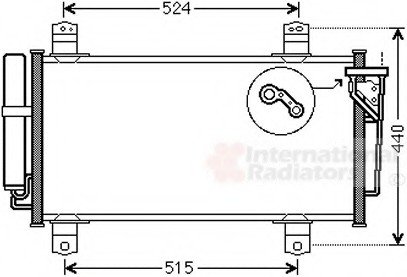 Радиатор кондиционера MAZDA 6 (Van Weze) Van Wezel 27005231 (фото 1)