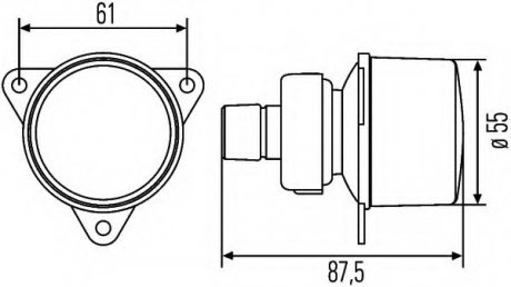 Стоп-сигнал HELLA 2XA 008 221-021