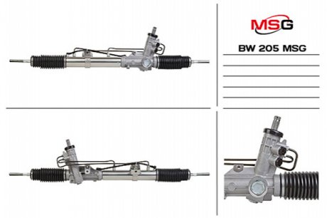 Кермова рейка з г/п BMW 3 (E46) 1.6-3.0D 02.98-12.07 MSG BW205