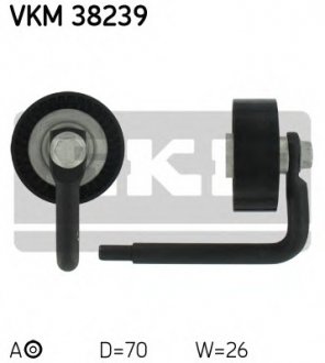 Натяжной ролик, поликлиновой ремень SKF VKM 38239 (фото 1)