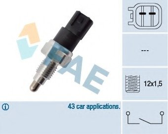 Выключатель, фара заднего хода FAE 40506