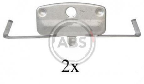 Комплектуючі, колодки дискового тормоза A.B.S. ABS 1644Q